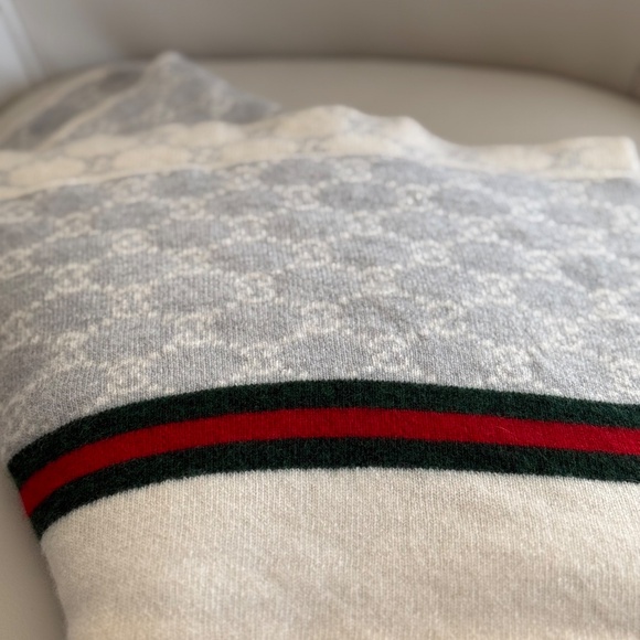 Gucci Wool Scarf - Authentic Luxury Note: Hat shown in photos is not included. - Picture 2 of 14